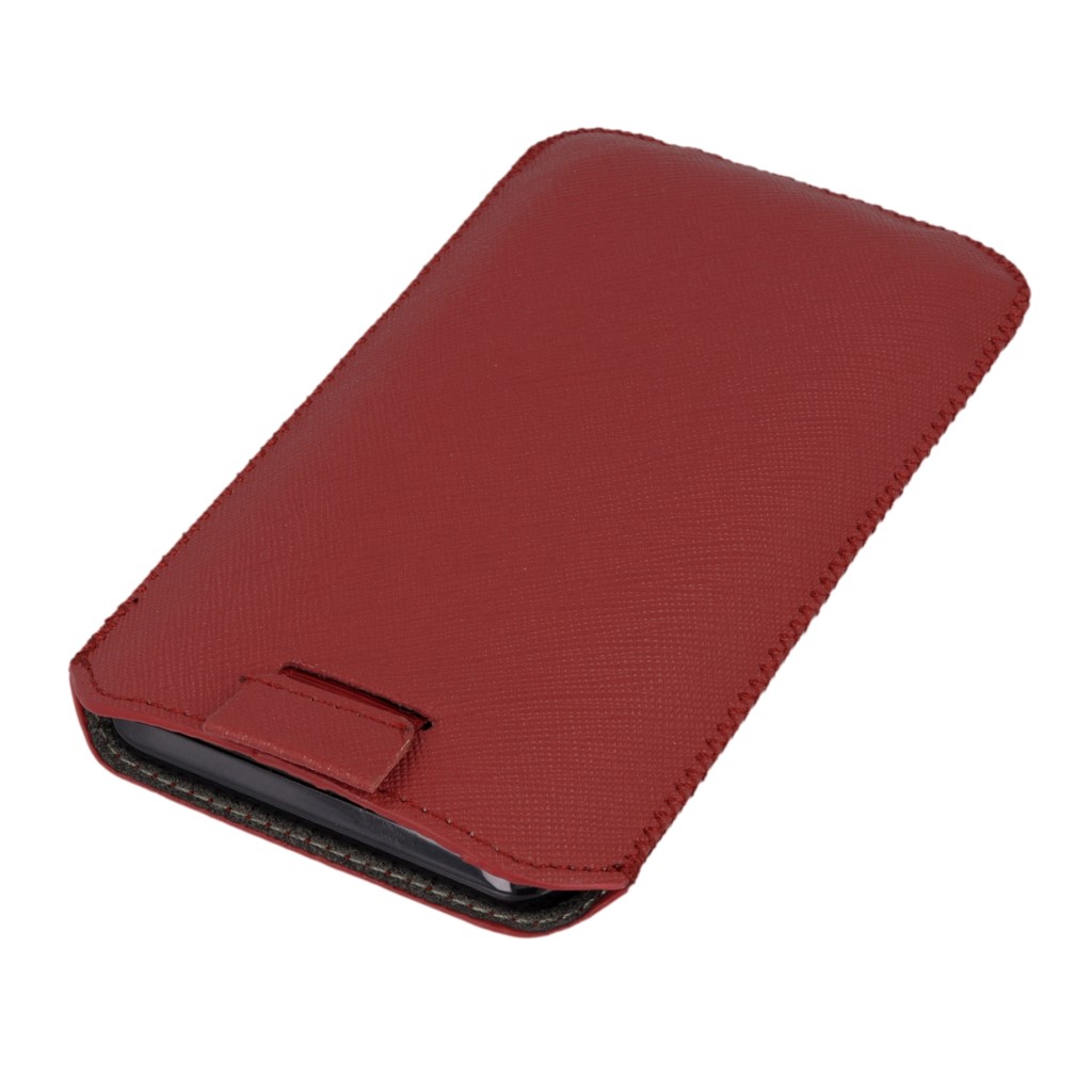 Pokrowiec etui PURO Essential Slim czerwone SAMSUNG GT-i9506 Galaxy S IV LTE-A / 3
