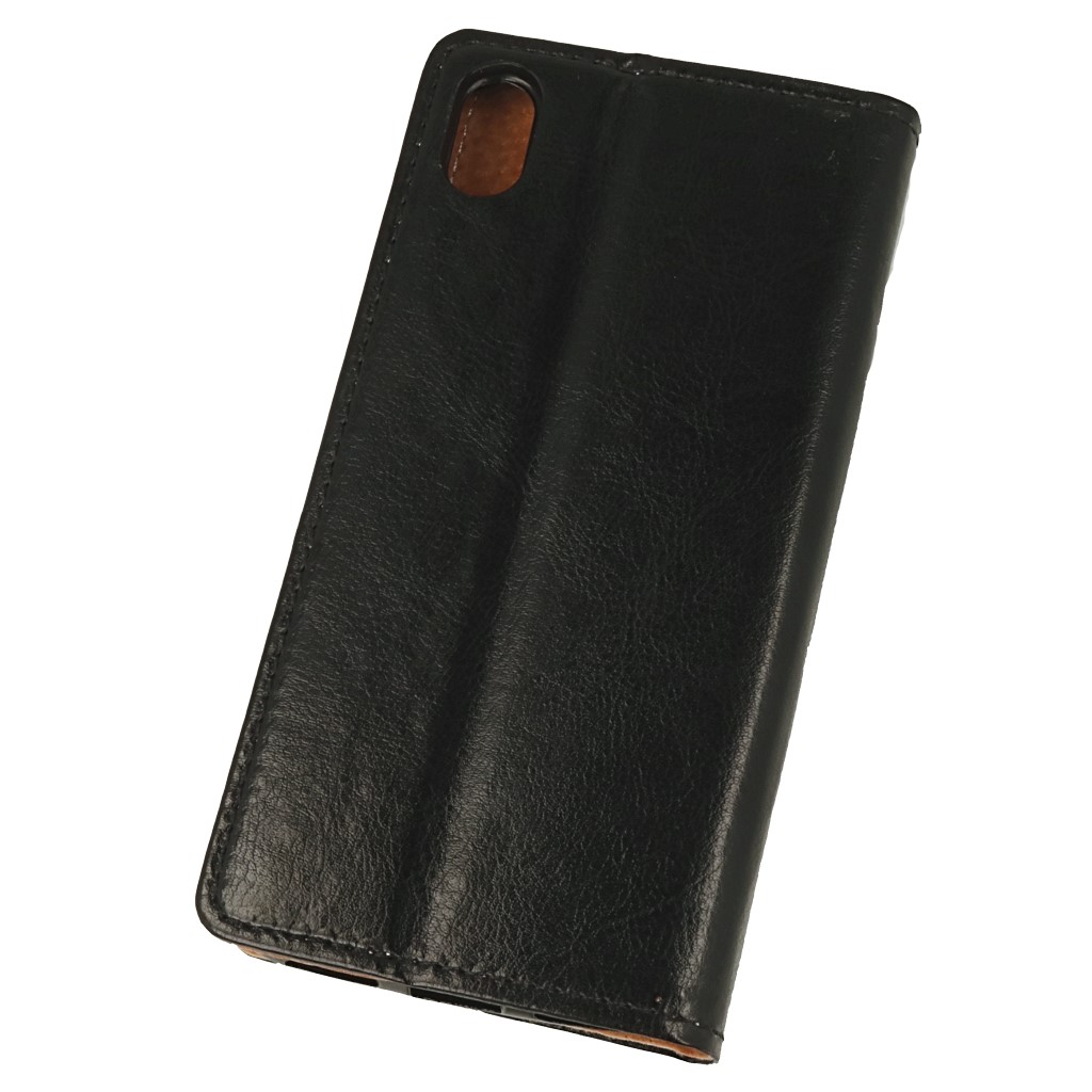 Pokrowiec etui skrzane Flexi Book Special czarne Xiaomi Redmi 7A / 6