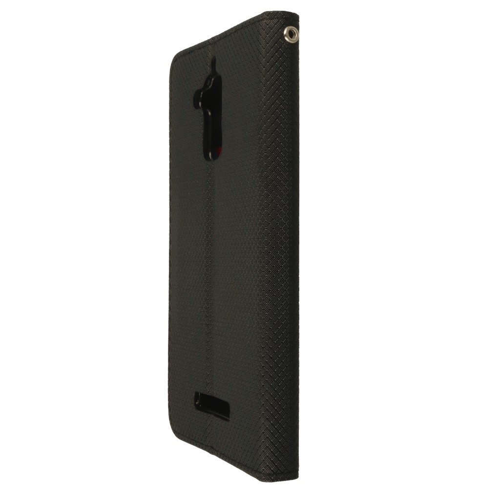 Pokrowiec etui z klapk Magnet Book czarne ASUS Zenfone 3 Max ZC520TL / 4