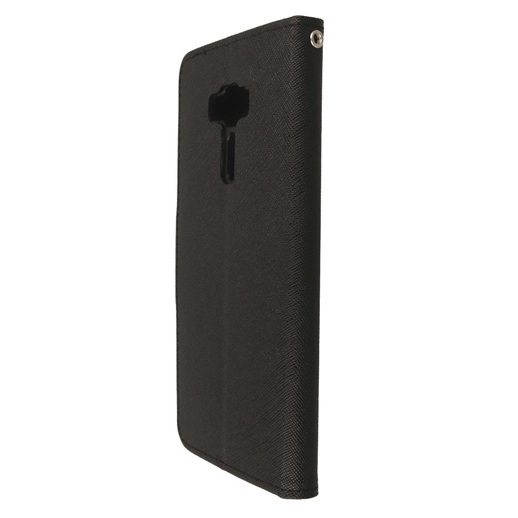 Pokrowiec etui z klapk na magnes Fancy Case czarne ASUS Zenfone 4 Selfie Pro ZD552KL / 4