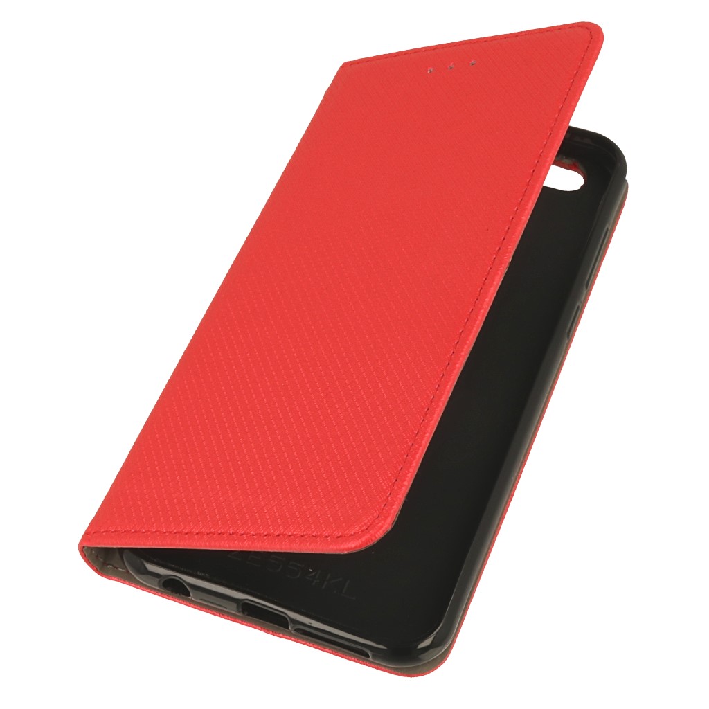 Pokrowiec etui z klapk Magnet Book czerwone ASUS Zenfone 4 ZE554KL