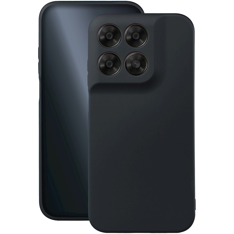 Pokrowiec Nakładka z matowego silikonu Back Case Matt czarna MOTOROLA Moto G67 Pokrowiec Nakładka z matowego silikonu Back Case Matt czarna MOTOROLA Moto G67
