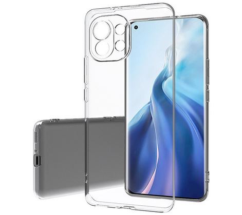 Pokrowiec silikonowe etui Back Case prze�roczyste Xiaomi Mi 11 Lite