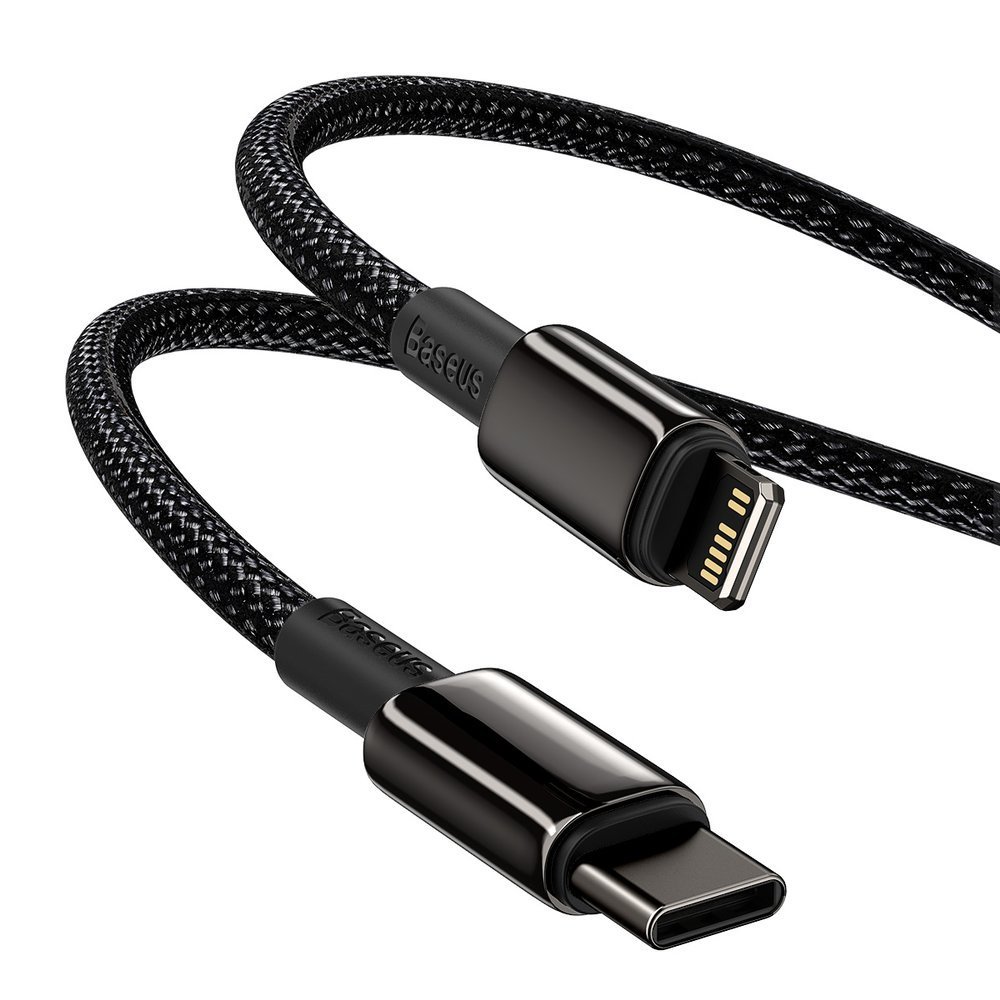 Kabel USB Baseus Cafule CATLWJ-A01 Typ-C na Lightning 2m 20W czarny APPLE iPhone SE 2 / 3