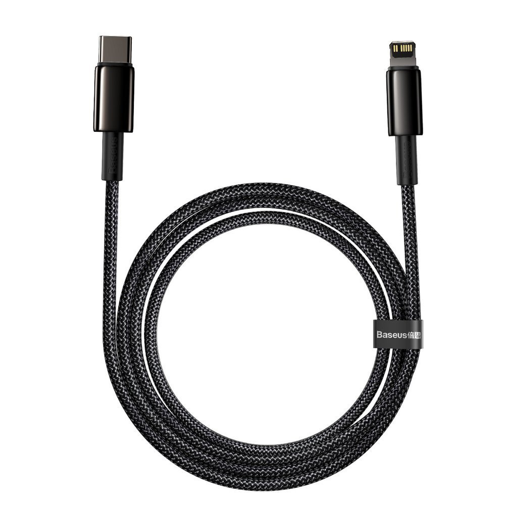 Kabel USB Baseus Cafule CATLWJ-A01 Typ-C na Lightning 2m 20W czarny / 4