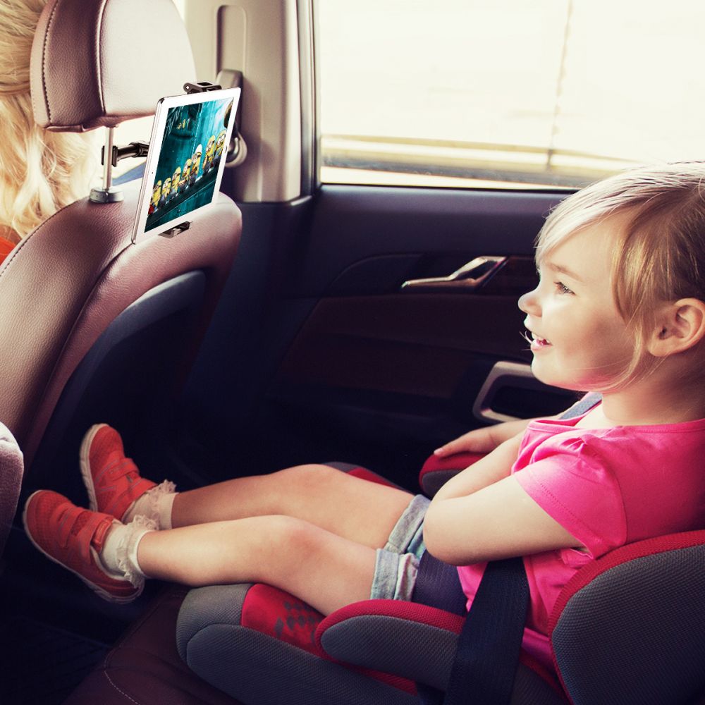 Uchwyt samochodowy na zagwek Baseus Car Headrest Mount czarny myPhone Pocket / 8