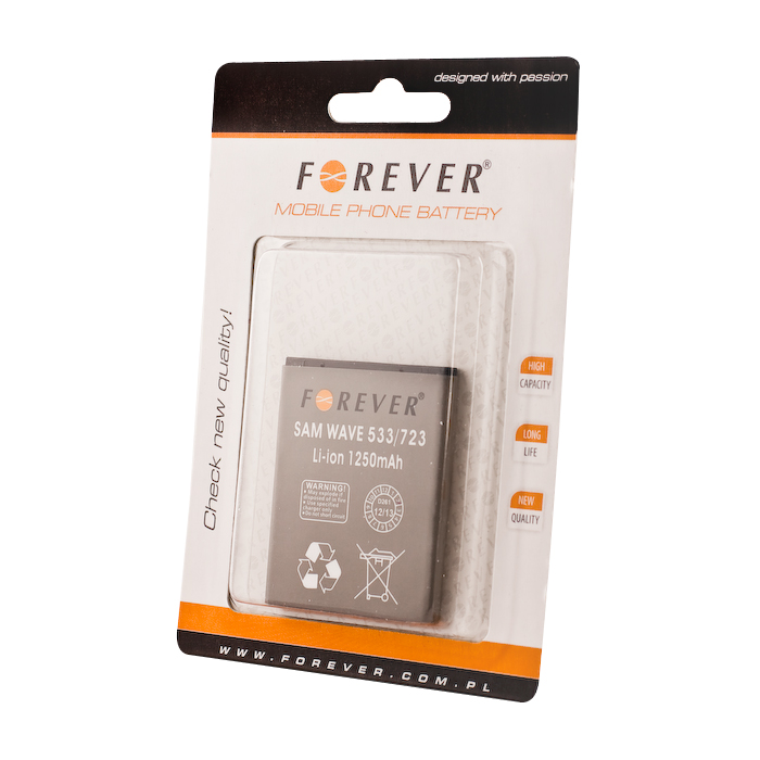 Bateria Forever 1250mAh li-ion SAMSUNG GT-i5510 Galaxy