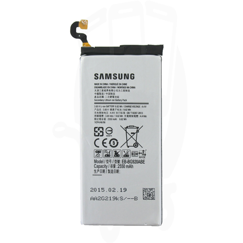 Bateria oryginalna EB-BG920ABE 2550mAh Li-Ion SAMSUNG SM-G920F Galaxy S6