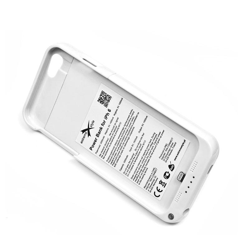 Bateria zewntrzna 3200mAh biaa APPLE iPhone 6s / 3