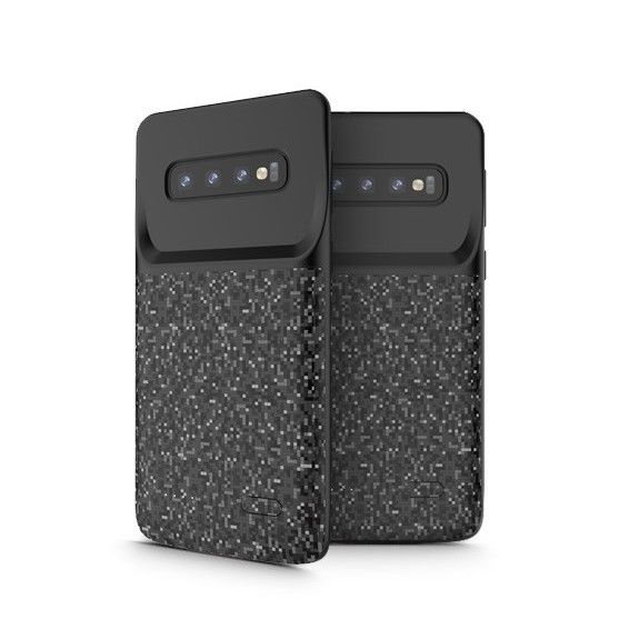 Pokrowiec etui Tech-Protect Battery Pack 4700MAH czarne SAMSUNG Galaxy S10