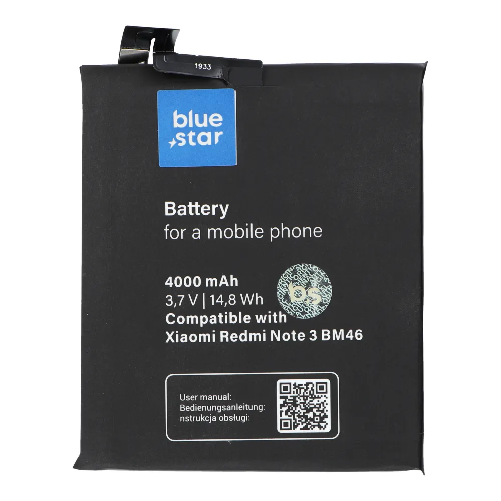 Bateria BLUE STAR 4000 mAh Li-Ion  Xiaomi Redmi Note 3