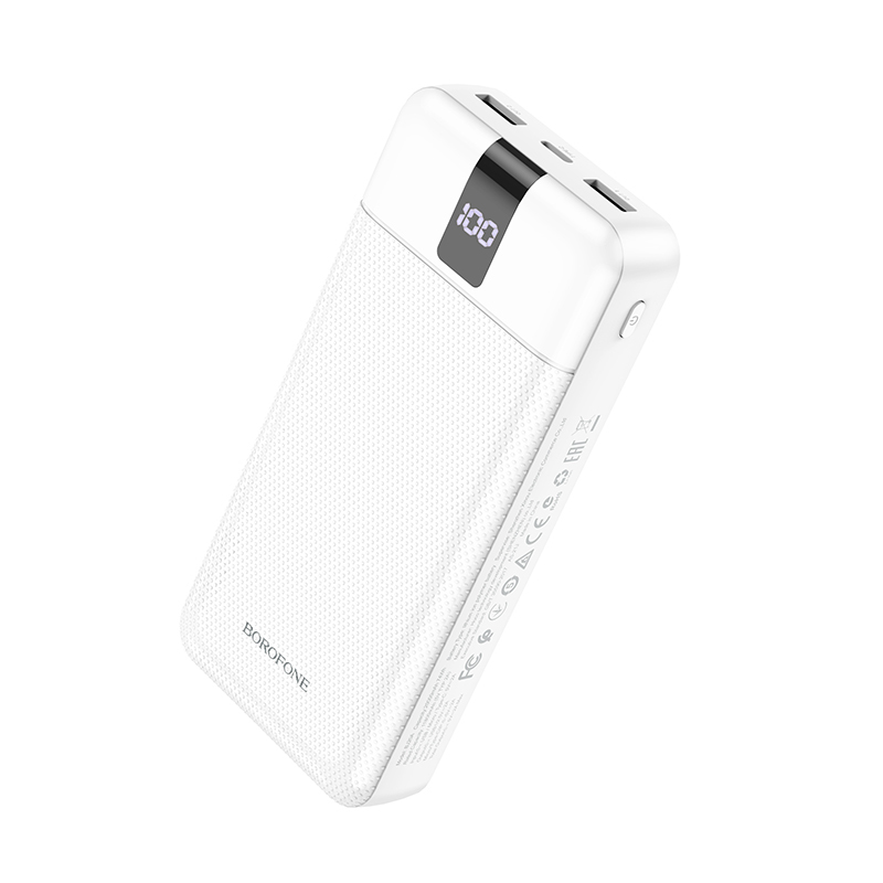 Power bank Borofone 20000mAh BJ20A 2xUSB z kablem 3w1 biay ALCATEL One Touch Pixi 3 4.5 cala