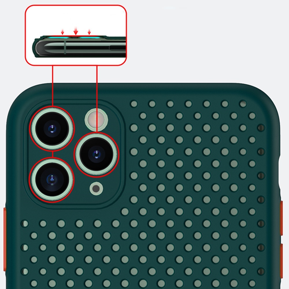 Pokrowiec etui silikonowe Breath Case zielone Xiaomi Redmi Note 8T / 3