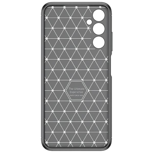 Pokrowiec etui pancerne Carbon Armor czarne SAMSUNG Galaxy A36 5G / 2