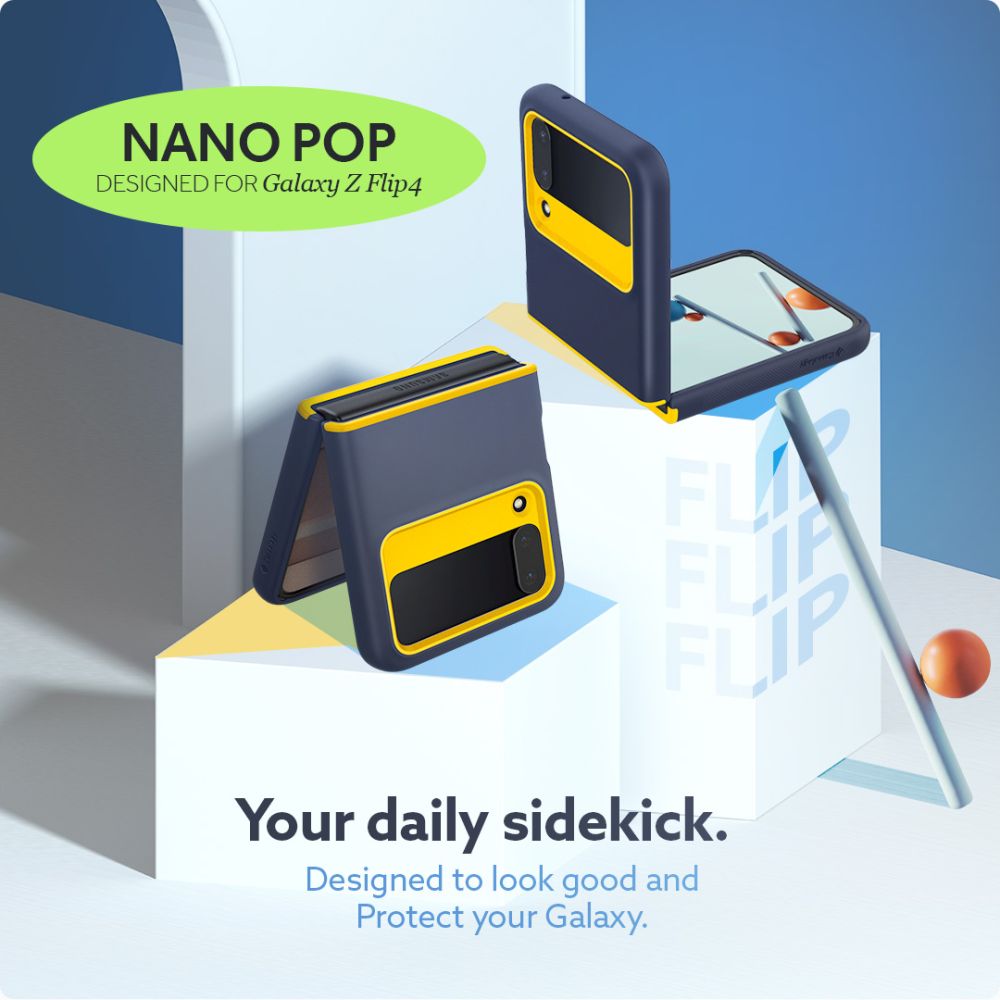 Pokrowiec Caseology Nano Pop berry granatowe SAMSUNG Galaxy Z Flip 4 / 9