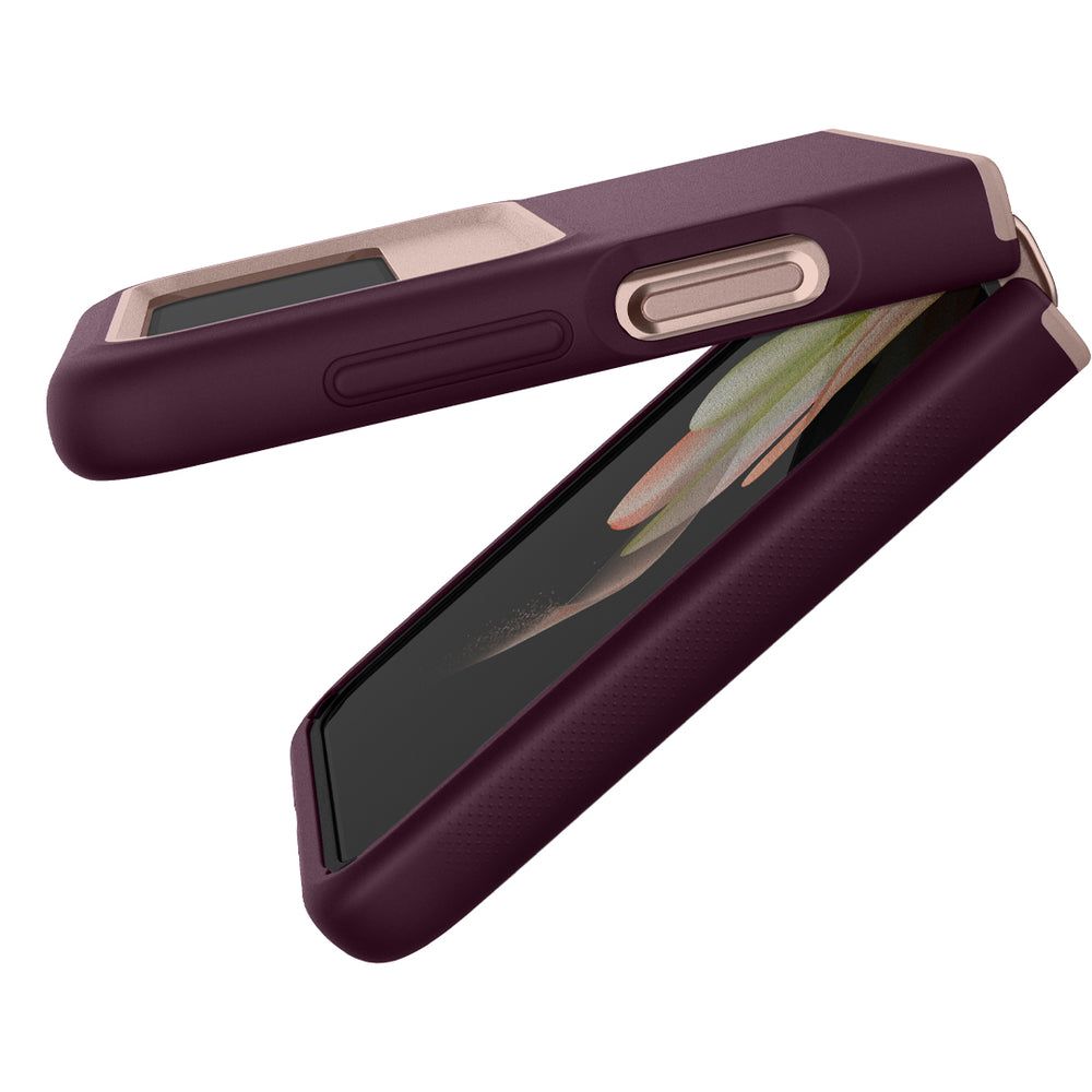 Pokrowiec Caseology Nano Pop Burgundy bean SAMSUNG Galaxy Z Flip 4 / 4