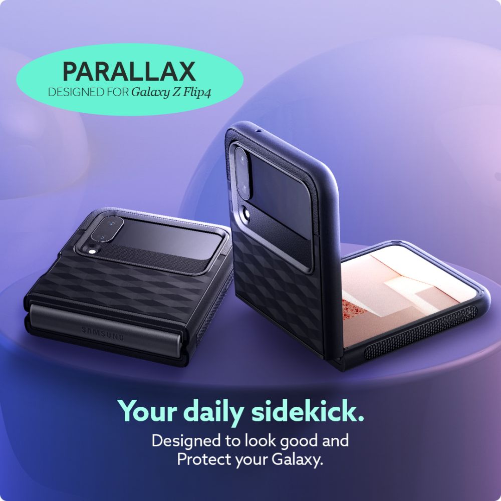 Pokrowiec Caseology Parallax zarne SAMSUNG Galaxy Z Flip 4 / 7