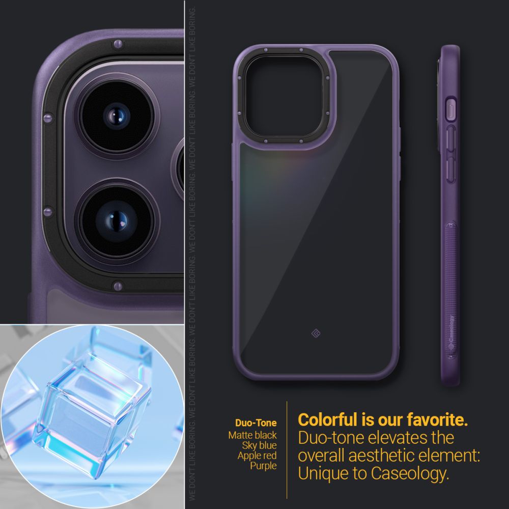 Pokrowiec Caseology Skyfall purple APPLE iPhone 14 Pro / 9