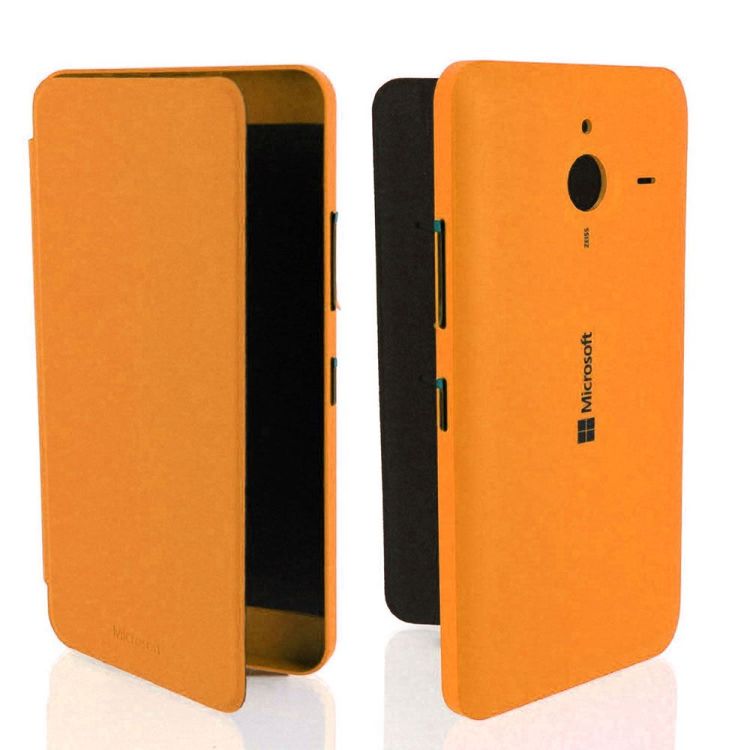 Pokrowiec oryginalne etui flip CC-3090 pomaraczowe Microsoft Lumia 640 XL