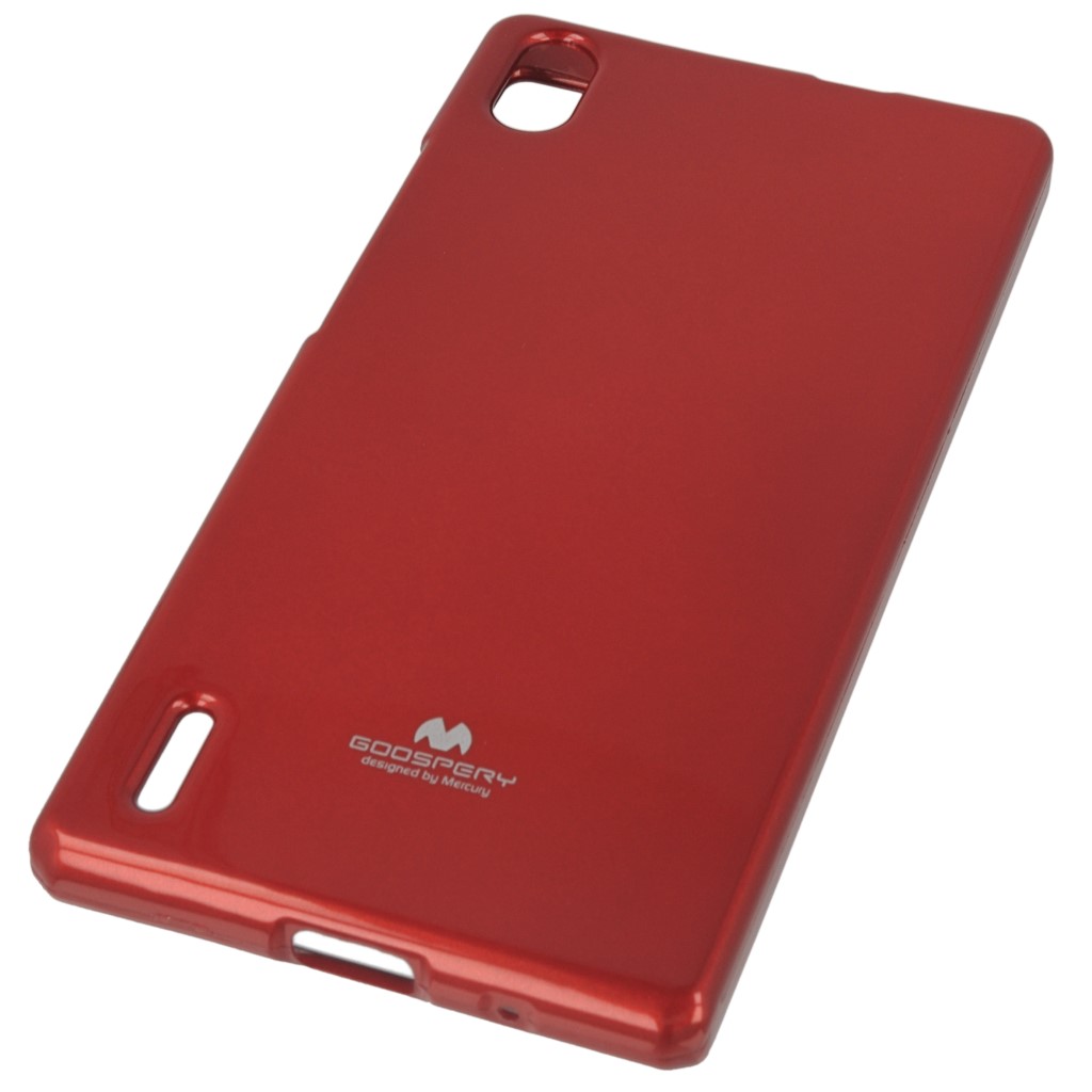Pokrowiec etui silikonowe Mercury JELLY CASE czerwone APPLE iPhone XS