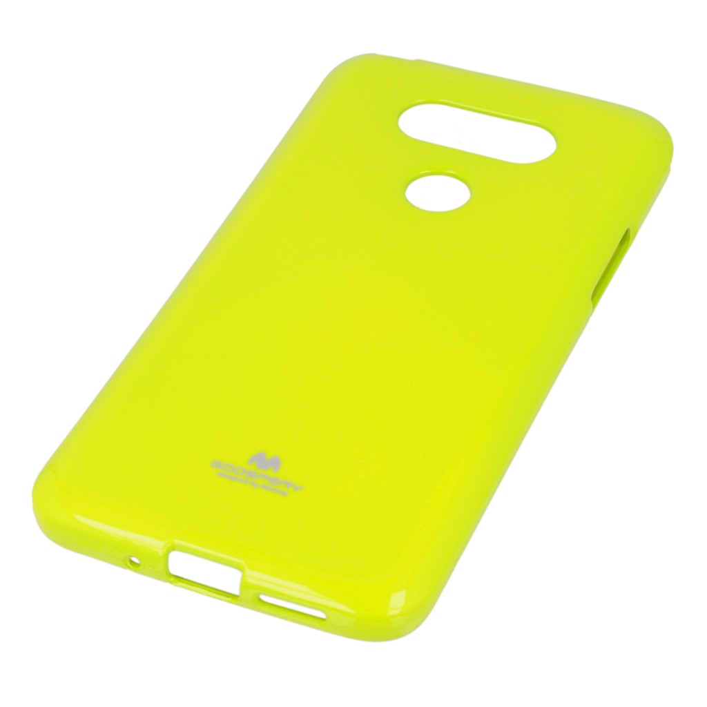 Pokrowiec etui silikonowe Mercury JELLY CASE limonkowe APPLE iPhone XS