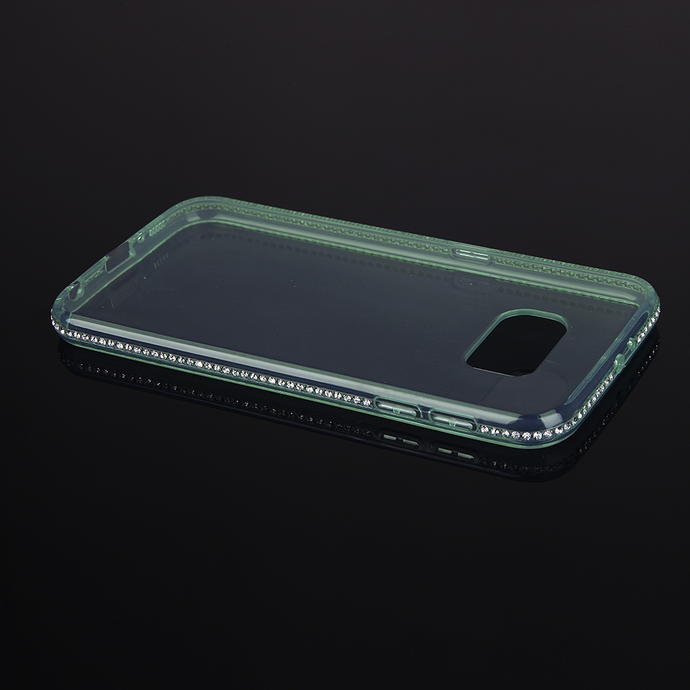Pokrowiec etui silikonowe Crystal Diamond zielony SAMSUNG Galaxy S7