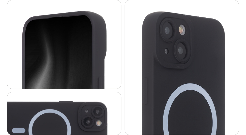 Pokrowiec Nak�adka Silicon Soft z mikrofibr�, matowe wyko�czenie SAMSUNG Galaxy S24 FE / 3