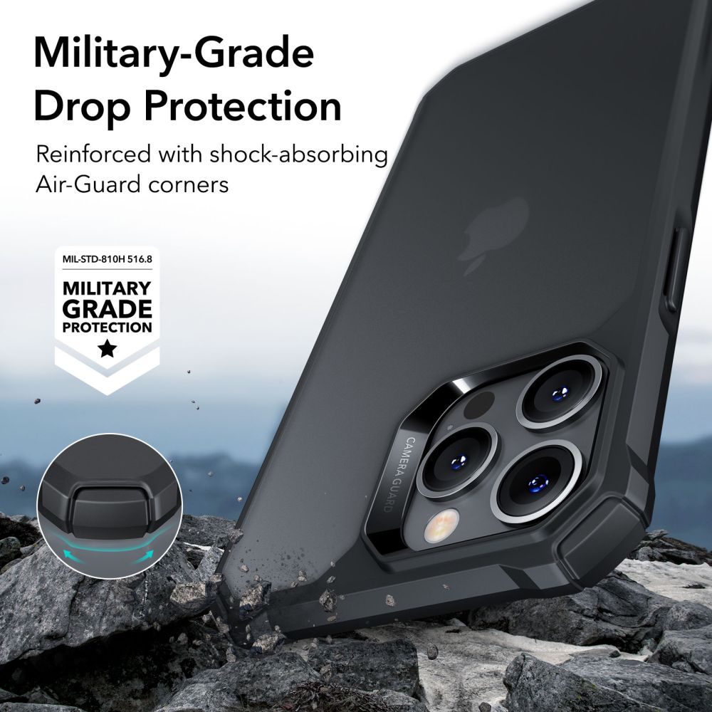 Pokrowiec Esr Air Armor Frosted czarne APPLE iPhone 14 Pro / 2