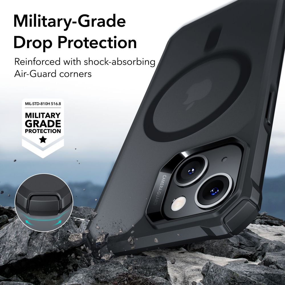 Pokrowiec Esr Air Armor Halolock Magsafe Frosted czarne APPLE iPhone 14 Pro Max / 4