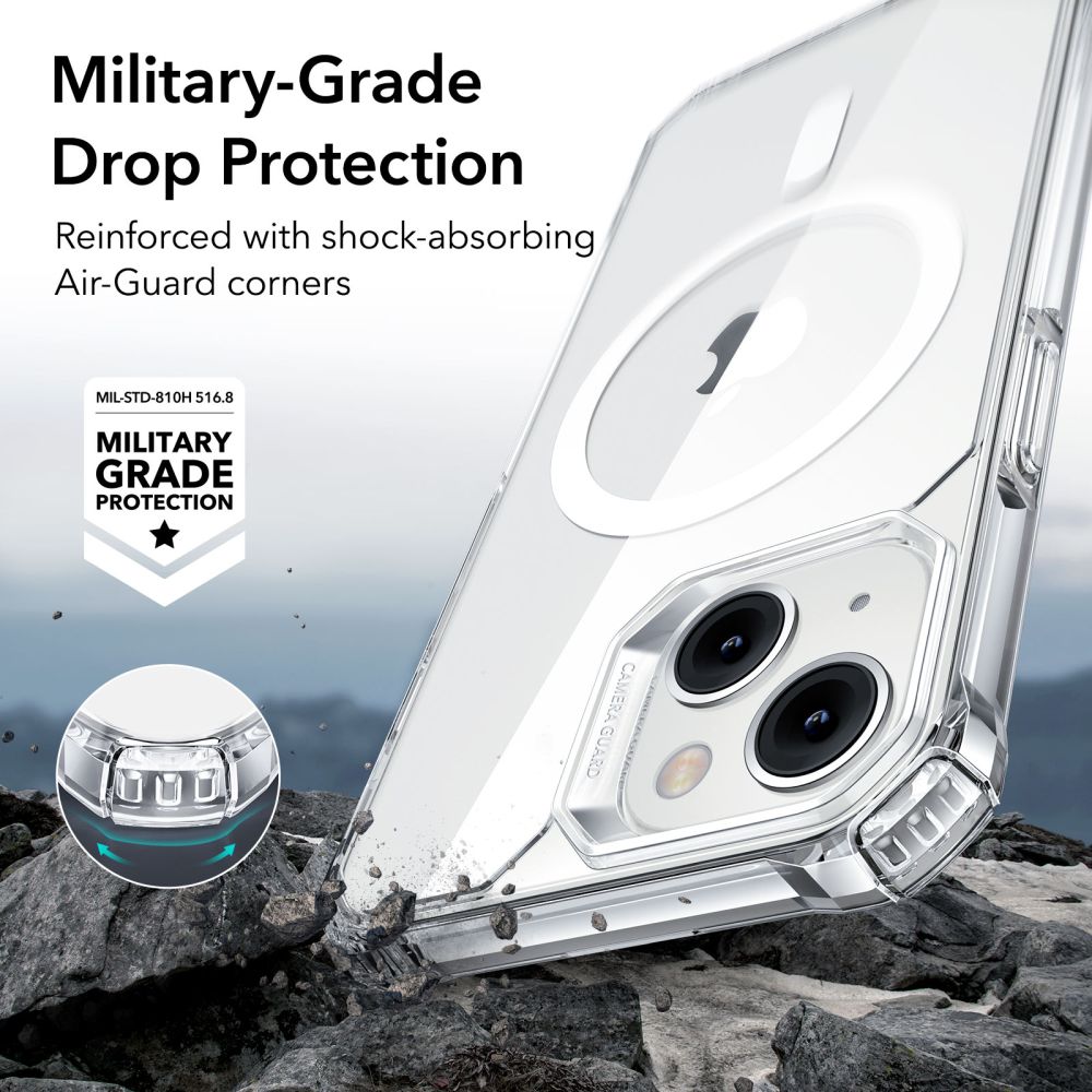 Pokrowiec Esr Air Armor Halolock Magsafe przeroczyste APPLE iPhone 14 Plus / 4