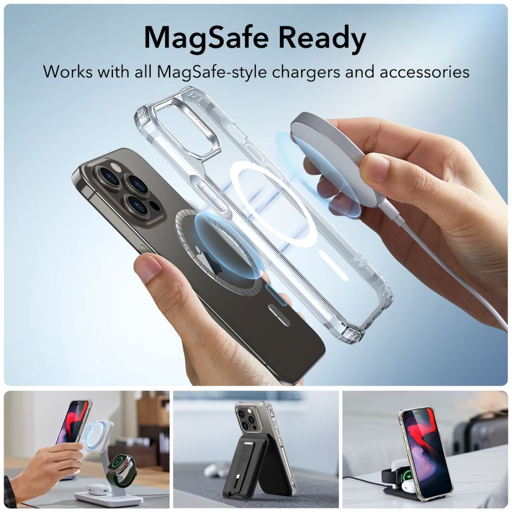 Pokrowiec Esr Air Armor Halolock Magsafe przeroczyste APPLE iPhone 15 Pro Max / 5