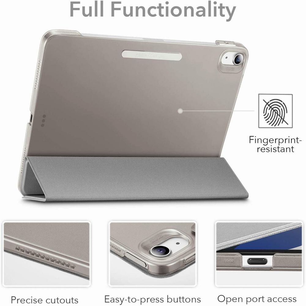 Pokrowiec Esr Ascend Trifold srebrne grey APPLE iPad Air 4 2020 / 5