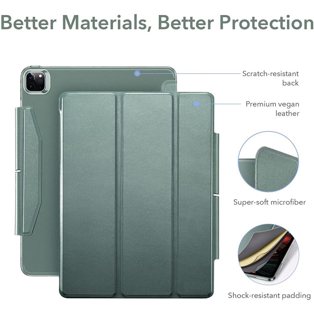 Pokrowiec Esr Ascend Trifold zielone APPLE iPad Pro 12.9cala / 8 Pokrowiec Esr Ascend Trifold zielone APPLE iPad Pro 12.9cala / 8