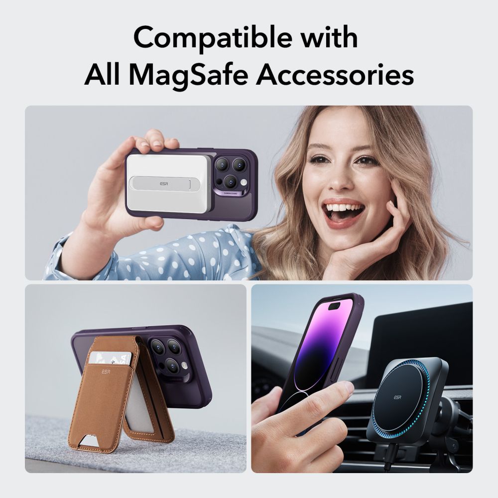 Pokrowiec Esr Ch Halolock Magsafe przeroczyste/purple APPLE iPhone 14 Pro / 7