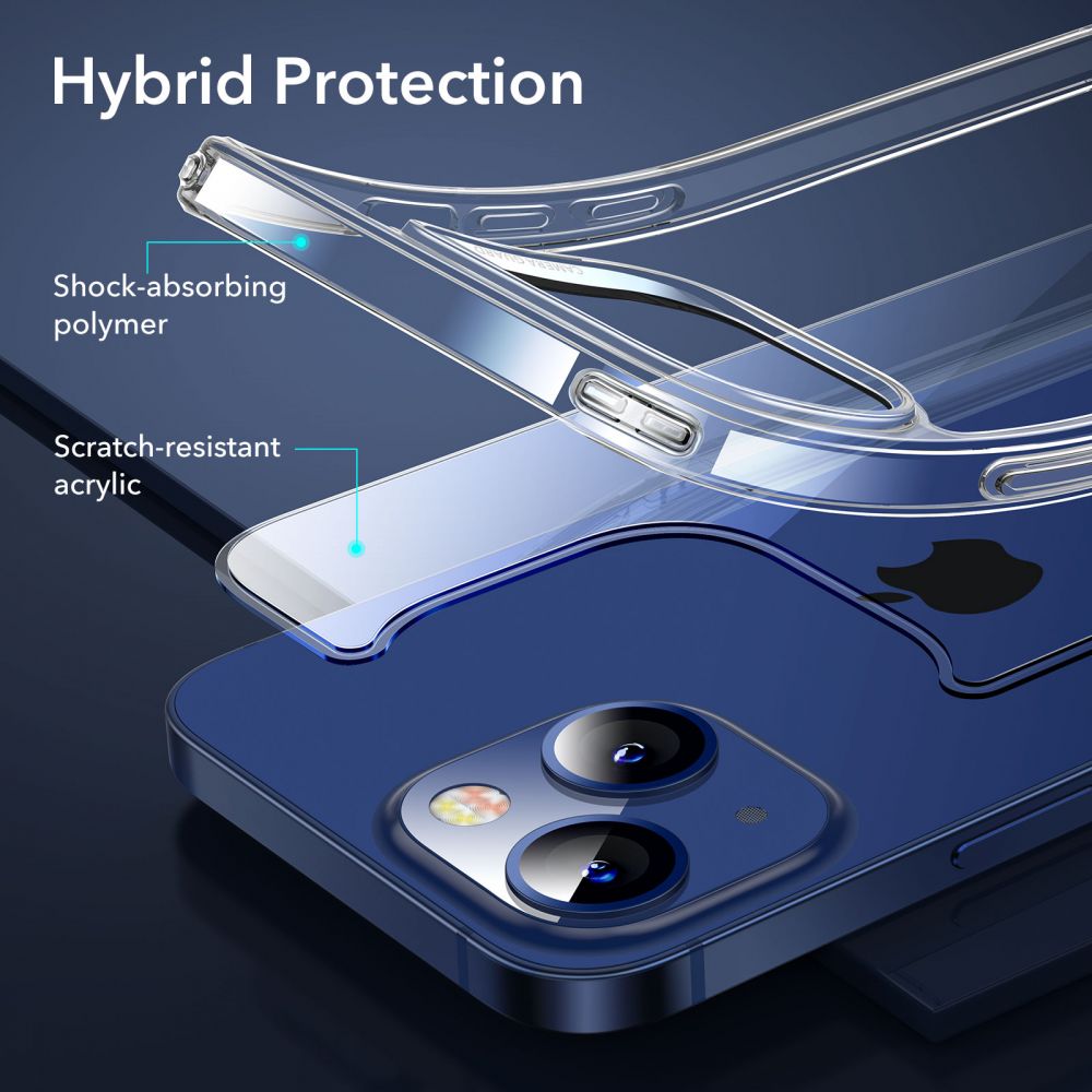 Pokrowiec Esr Classic Hybrid & Screen Shield przeroczyste APPLE iPhone 13 / 2