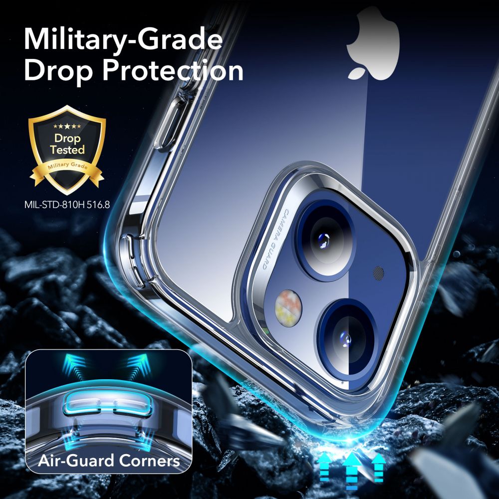 Pokrowiec Esr Classic Hybrid & Screen Shield przeroczyste APPLE iPhone 13 / 4