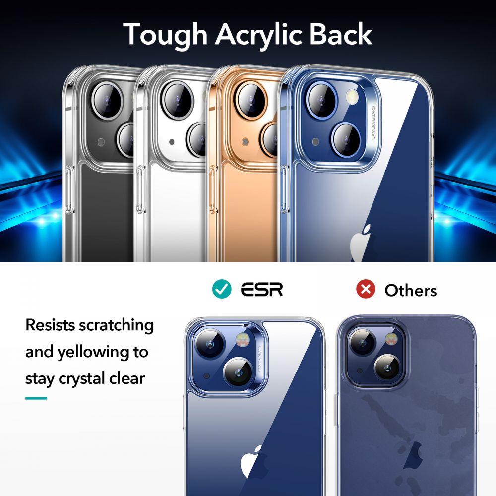 Pokrowiec Esr Classic Hybrid & Screen Shield przeroczyste APPLE iPhone 13 / 7