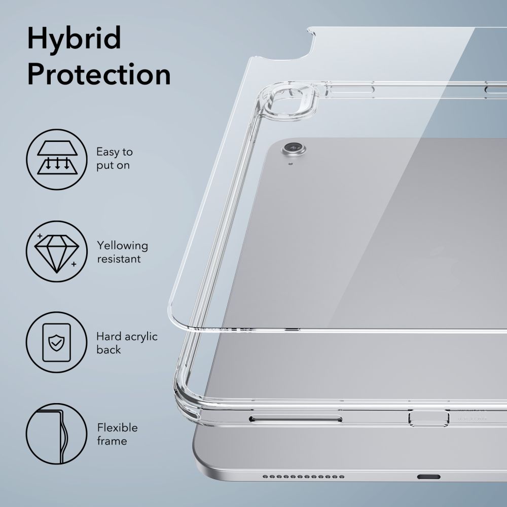 Pokrowiec Esr Classic Hybrid przeroczyste APPLE iPad 10.9 2022 / 5