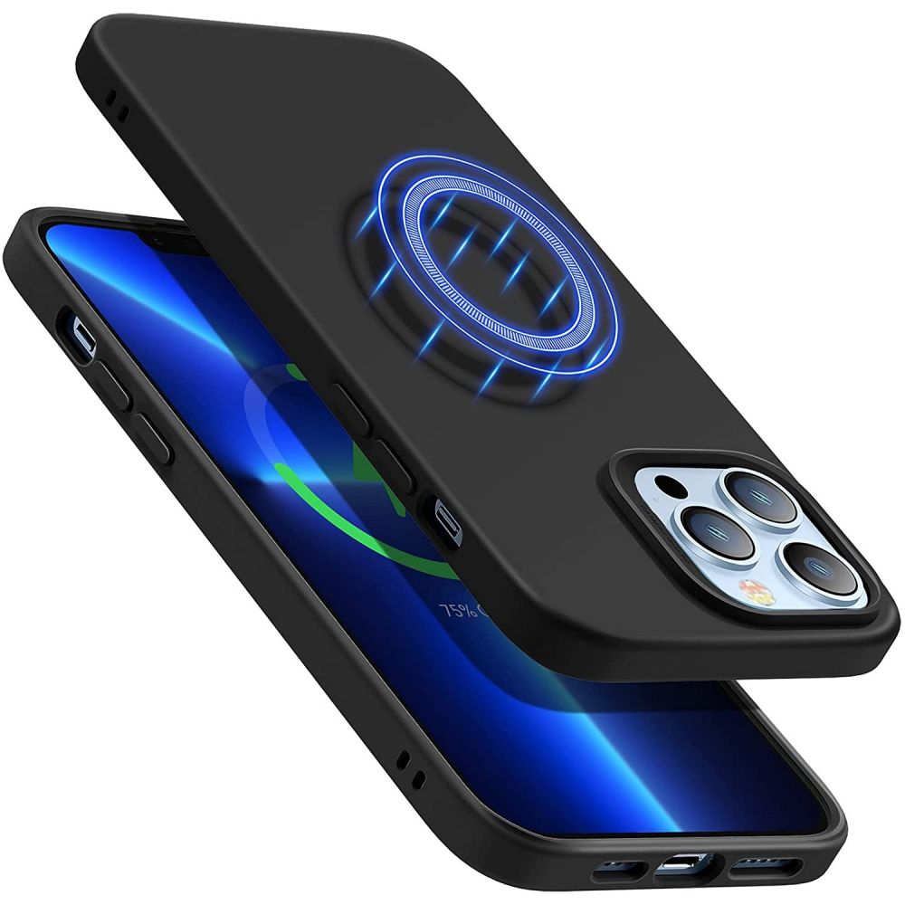 Pokrowiec Esr Cloud Magsafe czarne APPLE iPhone 13 Pro Max / 10