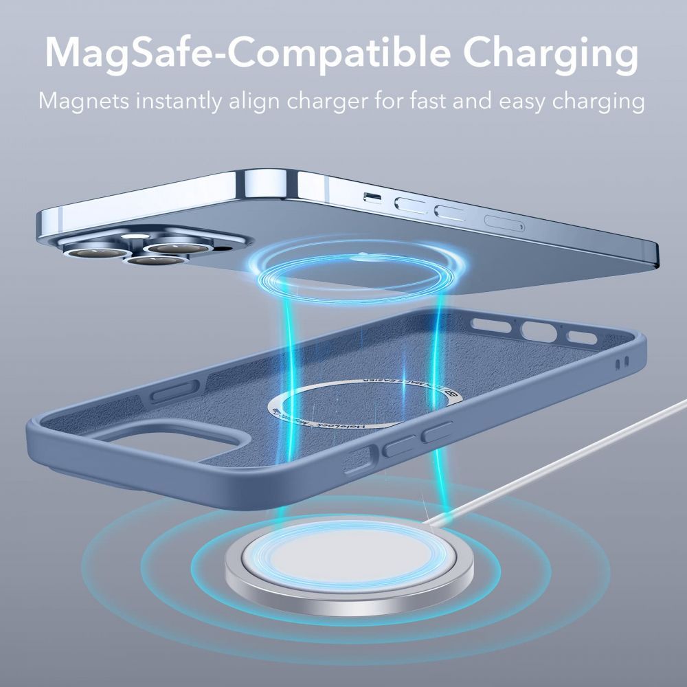 Pokrowiec Esr Cloud Magsafe niebieskie APPLE iPhone 13 Pro Max / 5