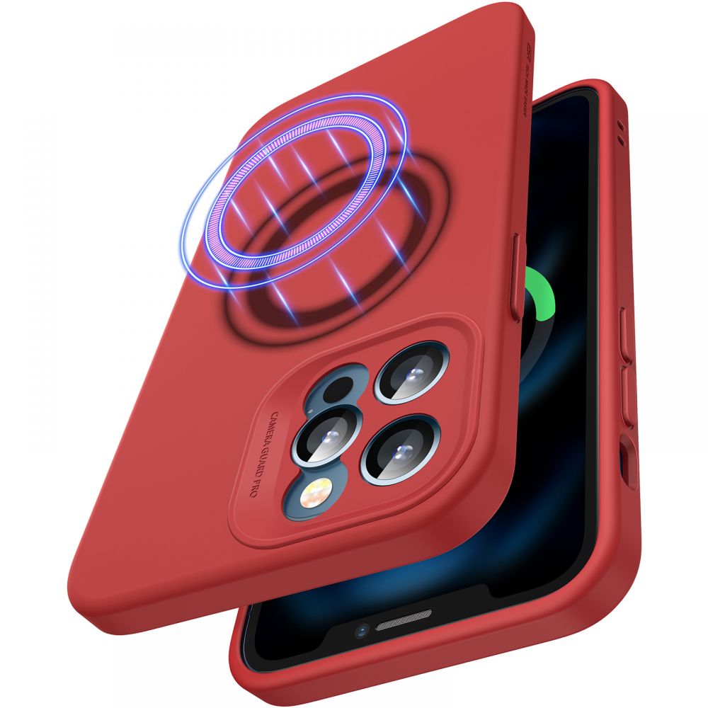 Pokrowiec Esr Cloud Soft Magsafe czerwone APPLE iPhone 12 Pro / 7