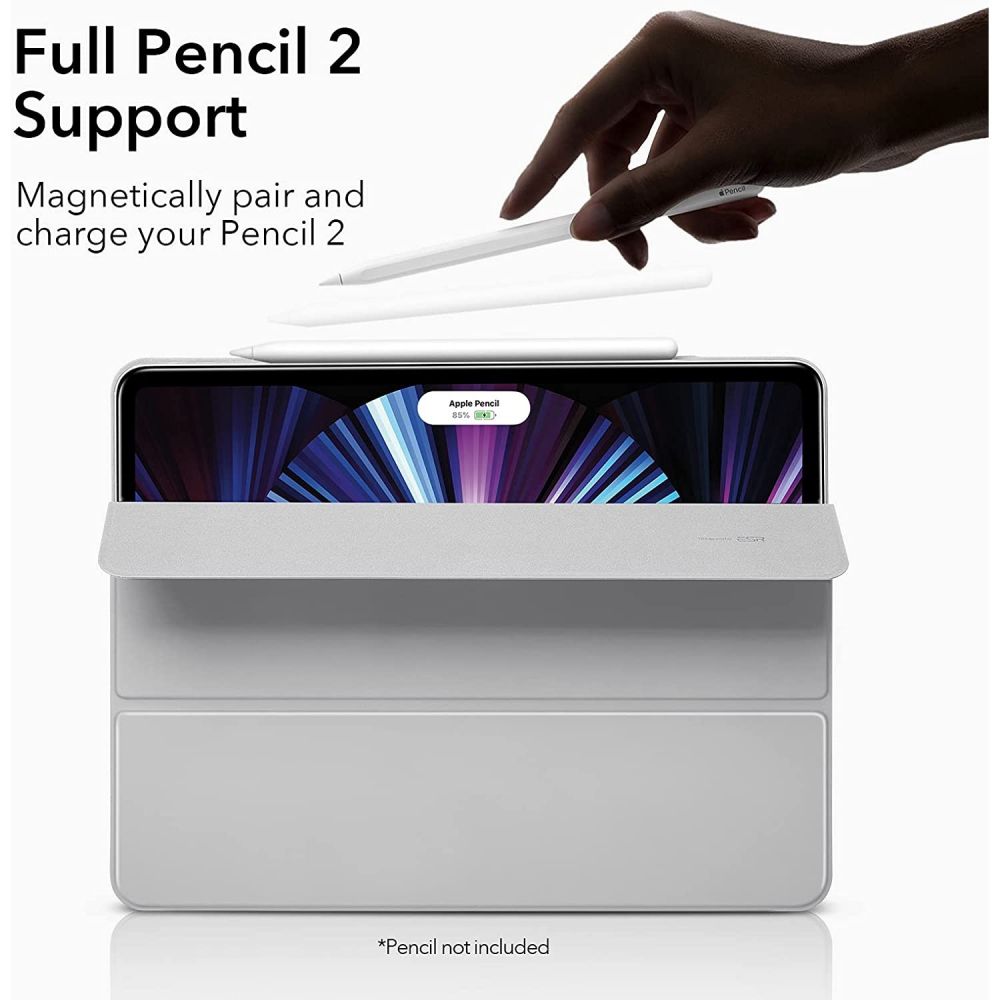 Pokrowiec Esr Rebound Magnetic Srebrne APPLE iPad Pro 11 2020 / 3