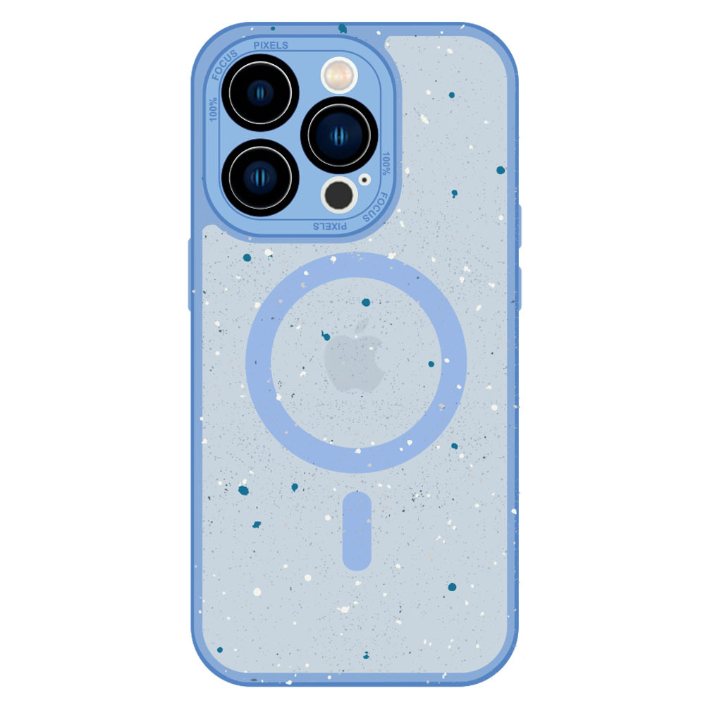 Pokrowiec etui Magnetic Splash Frosted Case jasnoniebieski APPLE iPhone 14 / 2