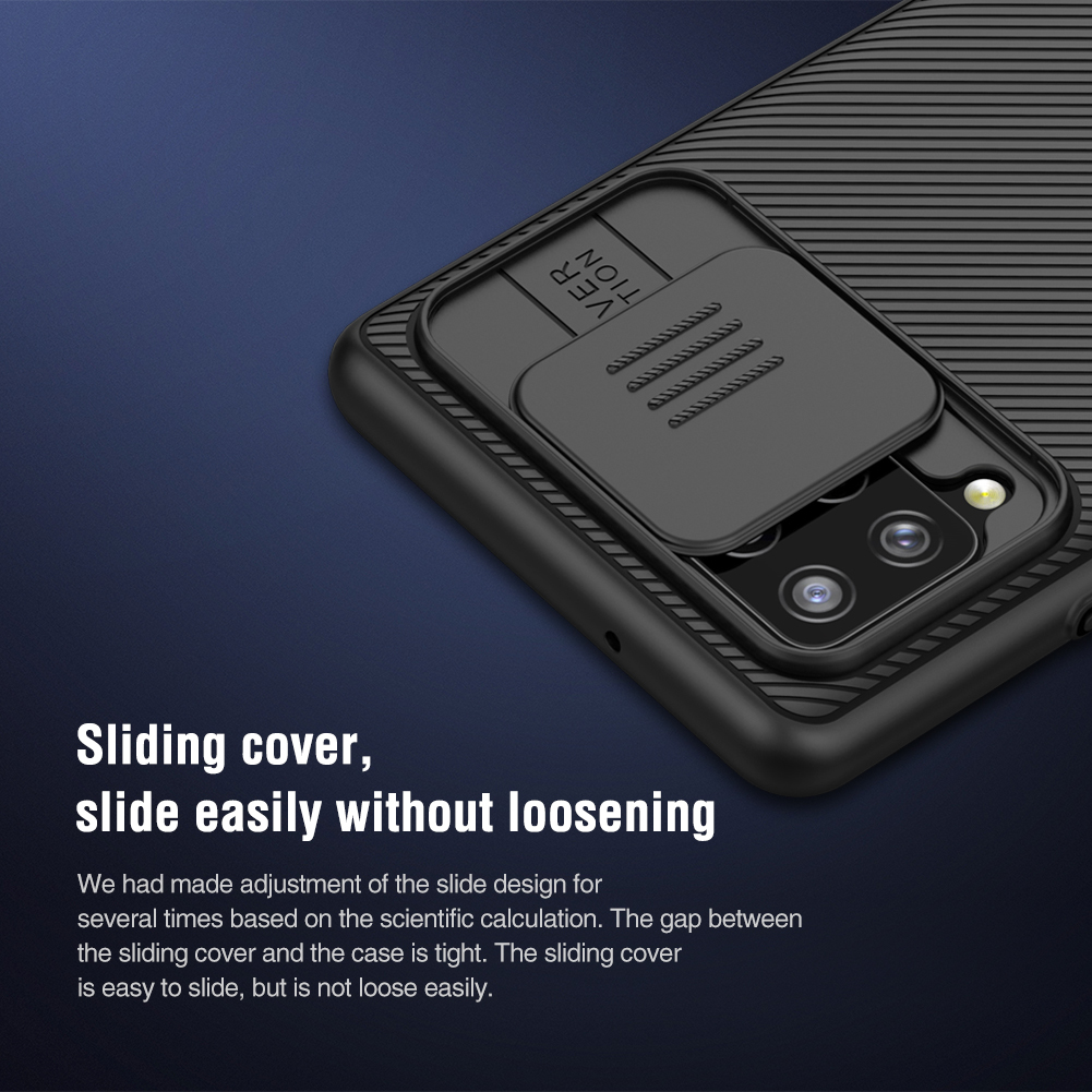 Pokrowiec etui Nillkin CamShield Case czarne SAMSUNG Galaxy A52 LTE / 4