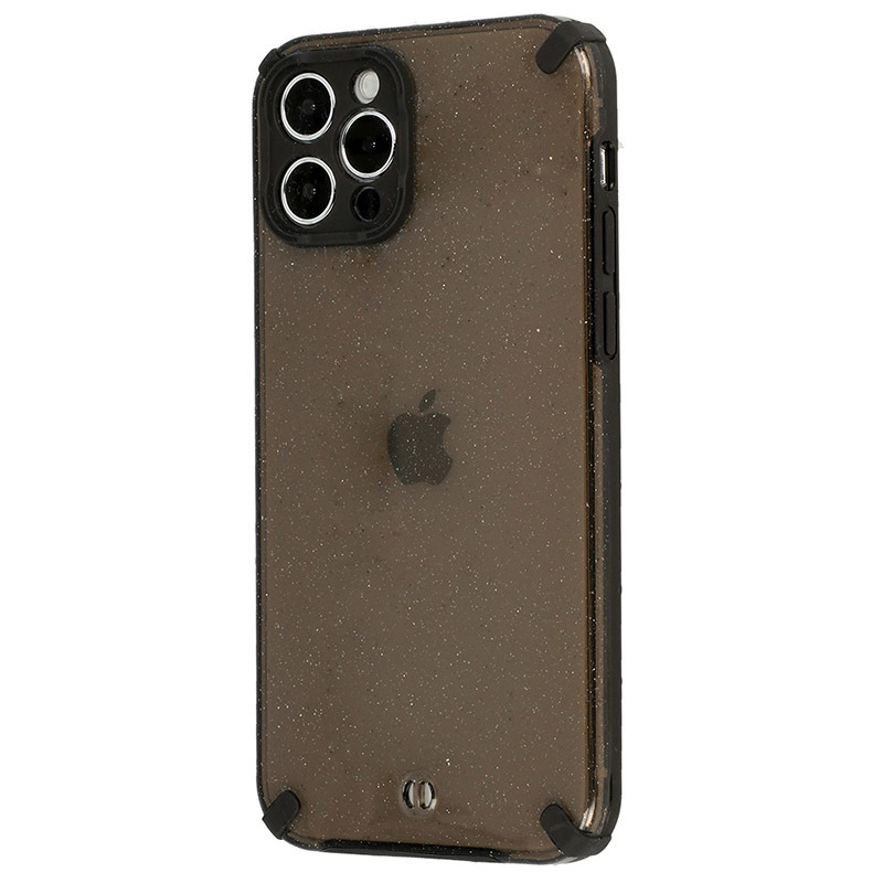 Pokrowiec etui Armor Glitter Case czarne APPLE iPhone 13 / 2