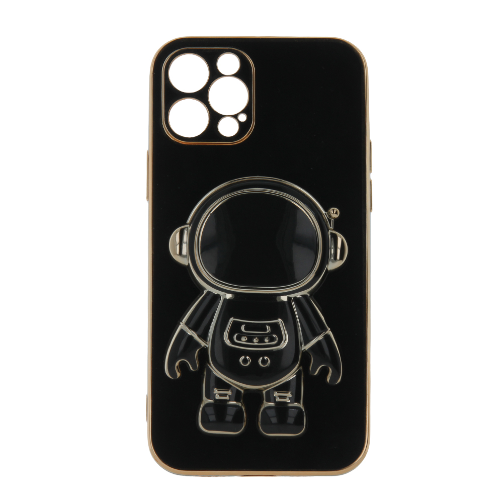 Pokrowiec etui Astronaut z funkcj podstawki czarne APPLE iPhone 7 / 4