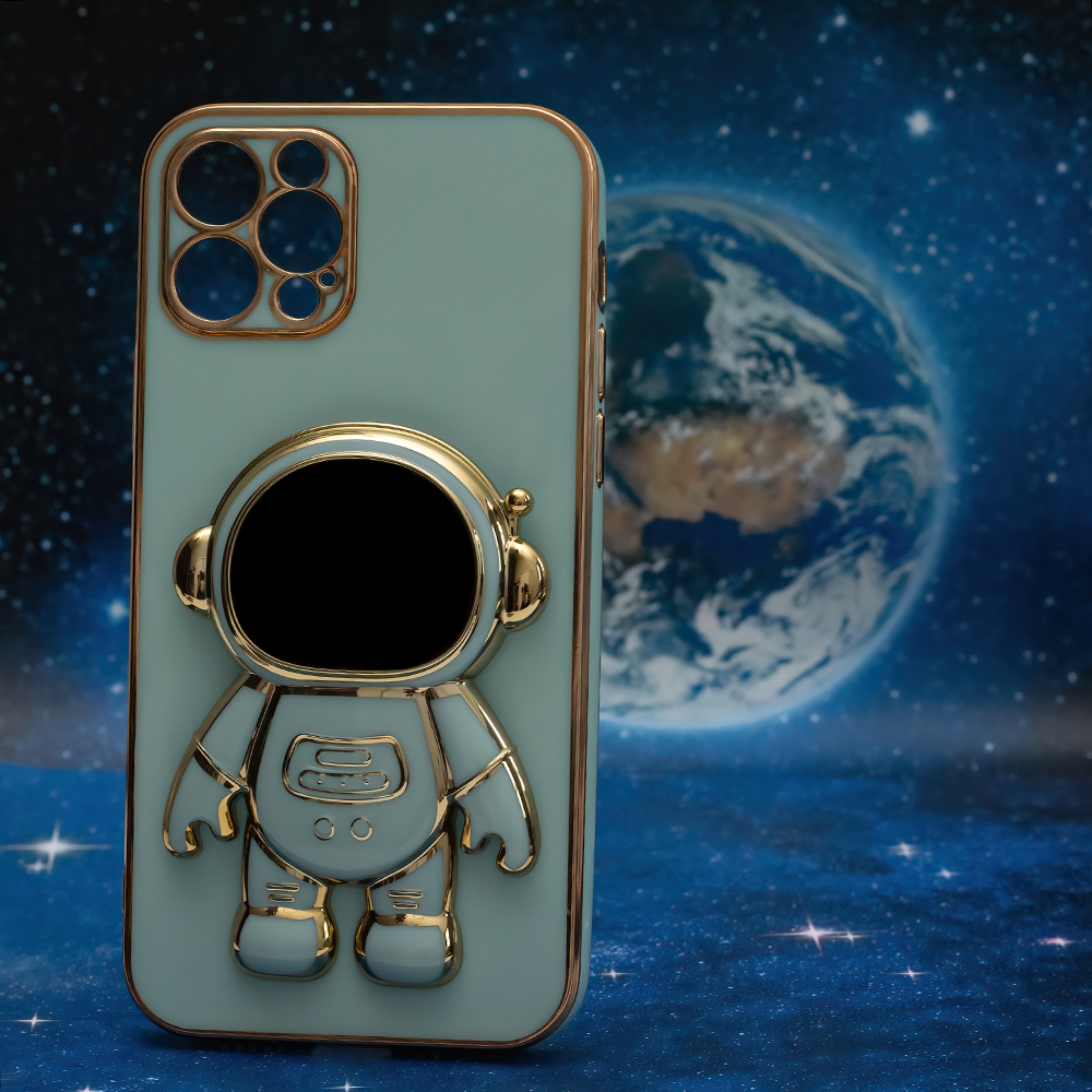 Pokrowiec etui Astronaut z funkcj podstawki mitowe APPLE iPhone 11 / 8