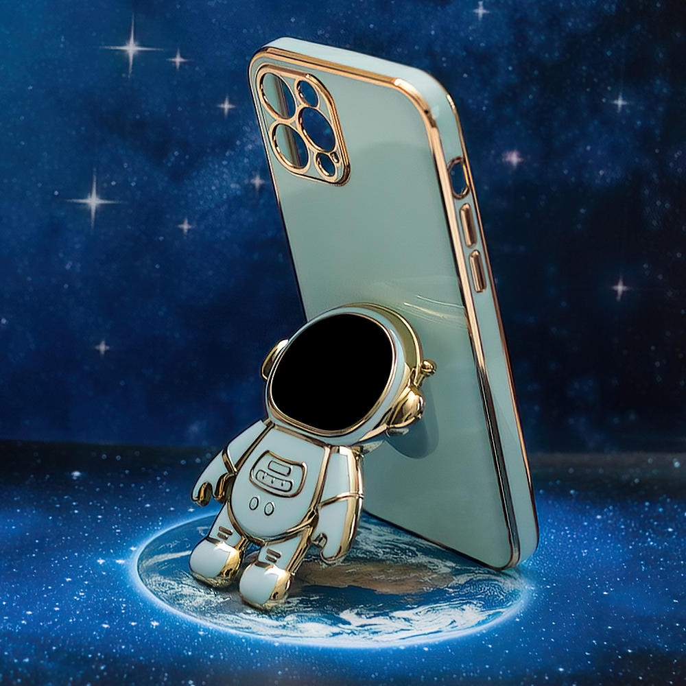 Pokrowiec etui Astronaut z funkcj podstawki mitowe APPLE iPhone X / 5