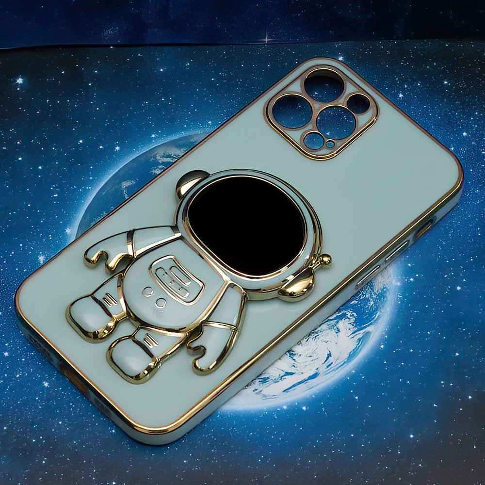 Pokrowiec etui Astronaut z funkcj podstawki mitowe APPLE iPhone X / 7