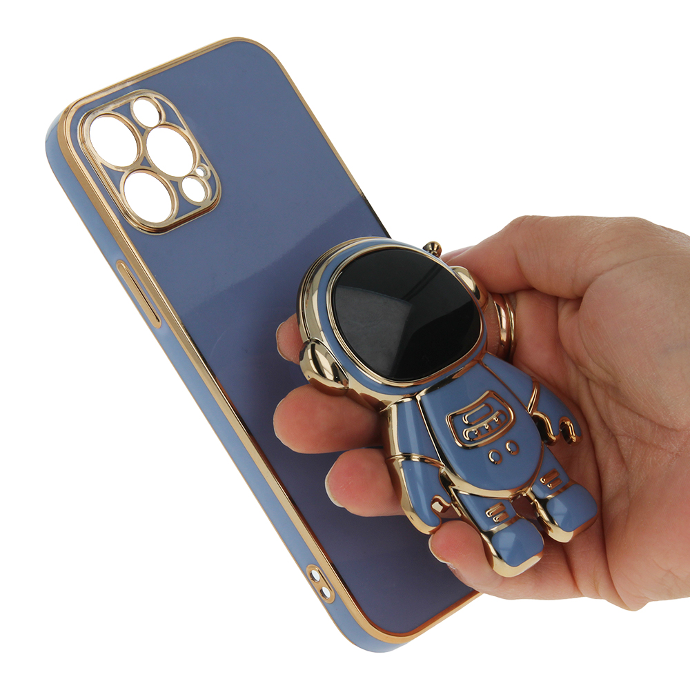 Pokrowiec etui Astronaut z funkcj podstawki niebieskie APPLE iPhone 15 Pro Max / 3